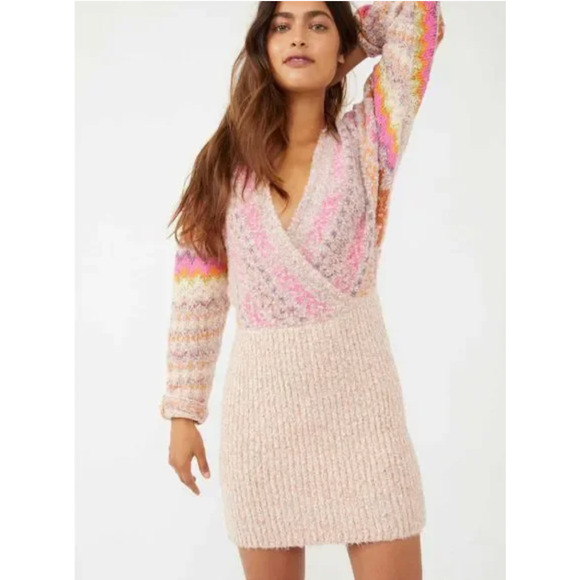 Free People Forever Fair Isle Sweater Mini Dress - Picture 5 of 12